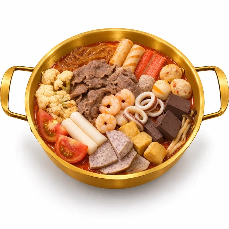 Princess Bowl — a gold pot of malatang for one